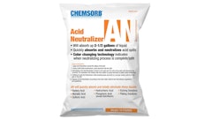Each 10-lb. bag of Chemsorb Acid Neutralizer can neutralize and absorb up to 2.5 gal of fluid.
