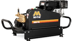 These cold-water pressure washers can be mounted to a truck or trailer with a water tank and are designed for custom cleaning setups.