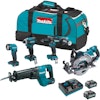 The kits offer users a combination of tools for drilling, driving, fastening and cutting.