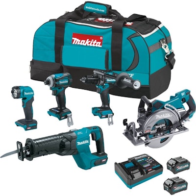 The kits offer users a combination of tools for drilling, driving, fastening and cutting.