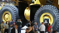 Attendees exploring the outdoor exhibits.