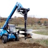 Technology advancements include a new auger attachment that comes with a HALO LED alignment system, which provides a visual aid to operators and eliminates the need for a spotter.