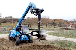 Technology advancements include a new auger attachment that comes with a HALO LED alignment system, which provides a visual aid to operators and eliminates the need for a spotter.