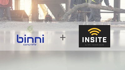 The collaboration combines RPX Technologies' concrete monitoring sensors with binni's data management platform.
