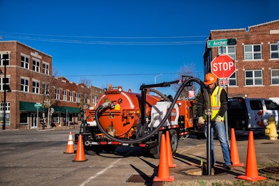 Once utilities are accurately located, vacuum excavators can be used to safely expose them, starting with a small excavation and expanding as needed.