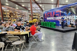 Weiler’s president and CEO, Pat Weiler thanked employees for the hard work and dedication during the AEM Manufacturing Express stop on July 1 in Knoxville, Iowa.