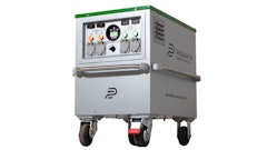 The 6.9 kWh battery electric generator can be deployed in remote construction sites and outdoor work areas.