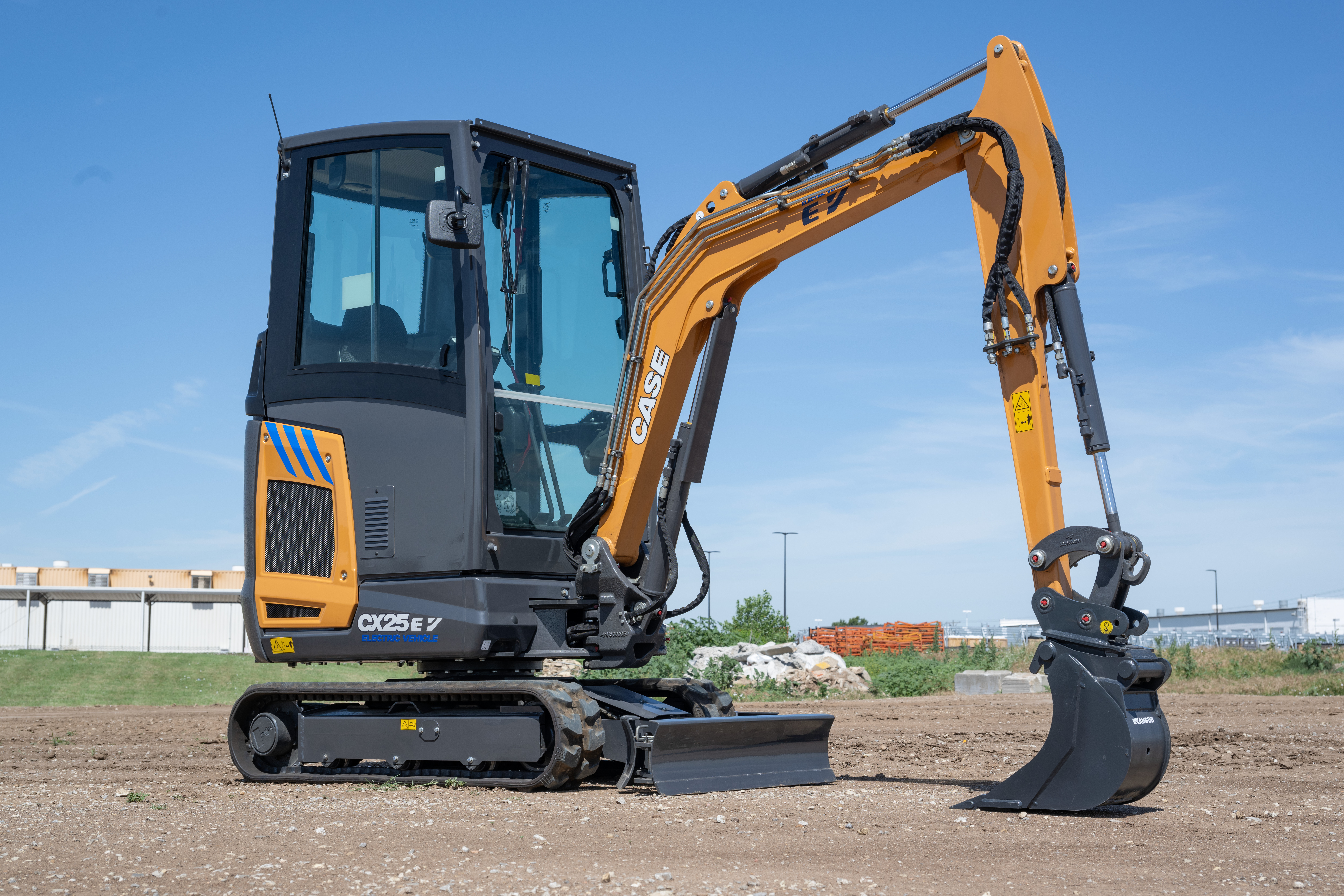 CASE CX25EV Electric Mini Excavator From: CASE Construction