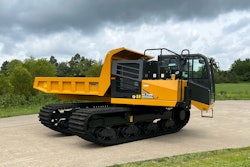 Equipped with a joystick for control, the machine does not need a wide-load permit and can be deployed in tight work areas.