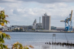 The Heidelberg Materials Camden, New Jersey, slag grinding plant. In June 2024, the company converted its Speed, Indiana, cement plant to a slag grinding facility.