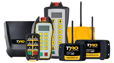 Tyro 2S systems are designed for environments where durable and reliable remote control systems are required.