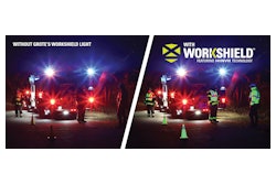 Powered by HINVII technology, WorkShield lamps use minimally visible, low-wavelength light to illuminate high-visibility material.