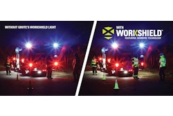 Powered by HINVII technology, WorkShield lamps use minimally visible, low-wavelength light to illuminate high-visibility material.