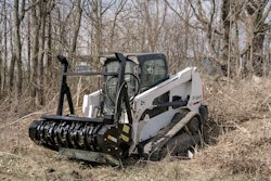 The FHX66 Forestry Mulcher eradicates materials to 10-in. in diameter with 17 gpm of hydraulic flow and 3,350 psi.