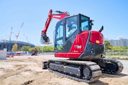 The 18,122-lb. ViO80-7 features 18 percent more power over its predecessor with its new 67-hp Yanmar Tier 4 Final diesel engine.