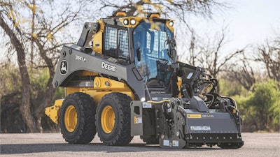 The CP40G Cold Planer can slide horizontally from left to right, for control, and is designed for pick replacement.