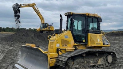 An Eco Material Technologies harvesting project in Montour, PA.