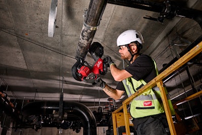 The next generation band saws weigh up to three pounds lighter than previous generations and feature an updated handle design for overhead cuts.