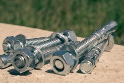 Protecting this protruded area of the wedge anchor is crucial. If an installation tool, such as a hammer, damages the threads then the nut can no longer be put on or taken off.