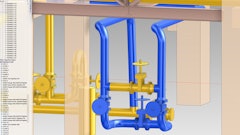 EdgeWise Plant integrates with AVEVA E3D Design, allowing users to automatically model piping and structures and then import them into E3D as a native PML script.