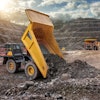 The R70 has a body volume of 55.6 yd3 (42.5 m3), allowing the machine to be used with Volvo’s EC950 crawler excavator and L350H wheel loader.