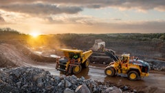 The R60 has a body volume of 47 yd3 (36 m3) and the R70 offers 55.6 yd3 (42.5 m3), allowing the machines to be used with Volvo’s EC950 crawler excavator and L350H wheel loader.