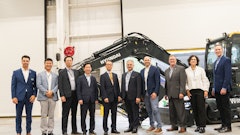 Representatives from HD Hyundai Construction Equipment North America this week joined executives from HD Hyundai XiteSolution, parent company of HD Hyundai Construction Equipment, along with representatives from Wallenius Wilhelmsen, to celebrate the grand opening of the first HD Hyundai North American Customization Plant in Brunswick, Ga.
