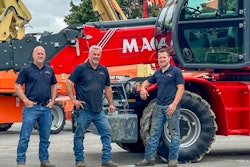 From left to right: Chad Thourot, Rental Fleet Manager, Gap Power; Joel Nissley, Transport Fleet Manager, Gap Power; and Brad Benner, Service Operations Manager, Gap Power