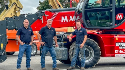 From left to right: Chad Thourot, Rental Fleet Manager, Gap Power; Joel Nissley, Transport Fleet Manager, Gap Power; and Brad Benner, Service Operations Manager, Gap Power