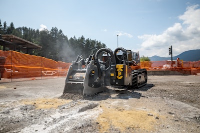 Rpl Ssl Rcu75 Road Planer For Remote Controlled Tracked Carrier Rcu Fae 02