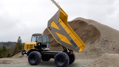 The rear dump, swivel dumper and multi-view swivel dumper are designed for performance in diverse construction applications.