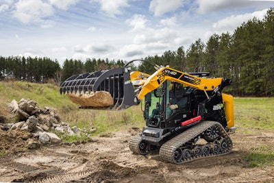 Powered by a 74-hp Tier-4 Final Yanmar engine, the 8,955-lb. VT-80 offers a 2,800-lb. rated operating capacity.