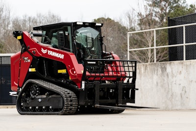 The Yanmar attachments include a full range of buckets, augers, trenchers, stump grinders, soil conditioners, breakers, sweepers, pallet forks, brush mowers, grapple rakes, grapple buckets and snow and grading blades.