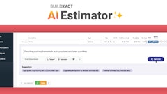 The Buildxact AI Estimator Calculator can be used to build out project requirements and price those requirements using live material pricing from Home Depot’s catalogs.