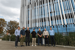 Flash Battery CEO Marco Righi, together with CTO Alan Pastorelli and COO Filippo Di Gregorio with the US technical team, visiting the Italian headquarter.