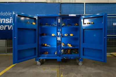 ProBox OnDemand leverages Bluetooth asset tracking tags affixed to tools stored in a patent pending tool storage box.