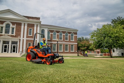 The ZD1611 is available in three deck configurations: a 72-in. side-discharge mower, as well as 60- and 72-in. rear-discharge mowers.
