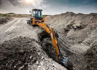 CASE 580SV Backhoe Loader