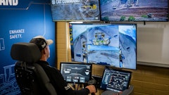 Removing the operator from the machine, Command for Loading offers semiautonomous remote control of next generation Cat 950 – 982 wheel loaders designed to increase operating safety in hazardous environments.