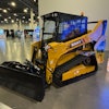 Operating on a YANMAR 4TNC98CT engine and offering a 2,430-pound rated operating capacity with a max breakout force of 5,733 lbf, the ST230V made its debut in November at Trimble Dimensions 2024.