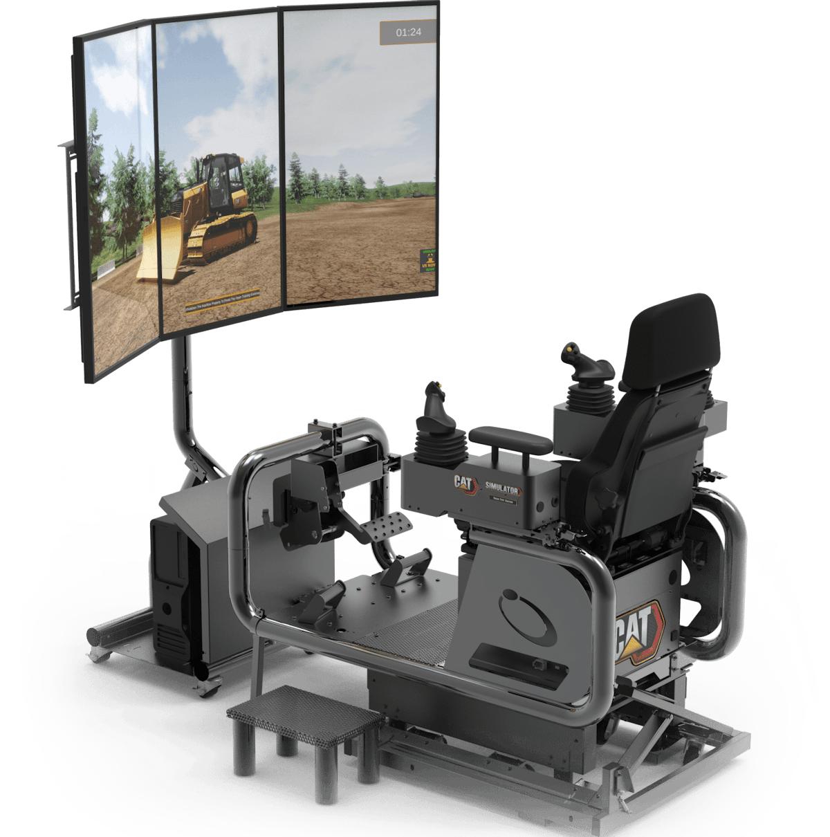 Simformotion Unveils New Small Dozer Simulator System From: Simformation LLC