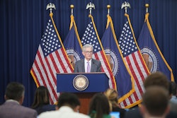 Chair Jerome Powell answers reporters' questions at a recent press conference.