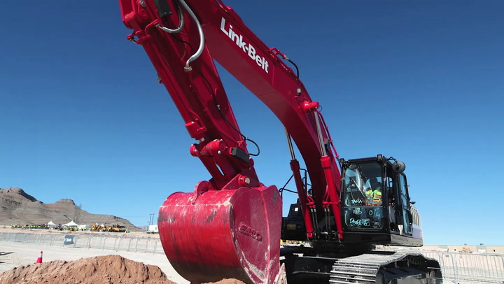 Trimble Dimensions Link Belt 370x4s Excavator