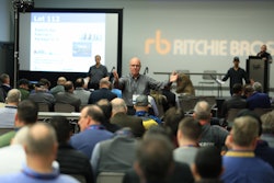 The CIM annual auction is held at the World of Concrete tradeshow.