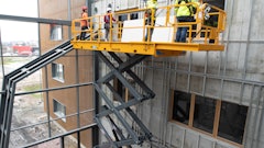 The fully electric architecture on today's electric scissor lifts offers the same drive performance of an internal combustion diesel machine.