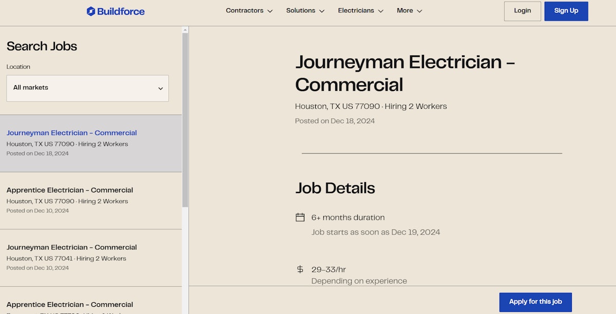 Buildforce Acquires Ladder to Build Construction Hiring Platform