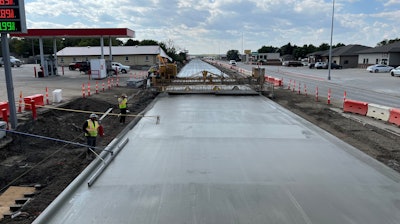 Municipal Streets & Intersections (greater than 30,000 square yards), Gold Award – US Highway 18 and SD Highway 44, Tripp County, South Dakota