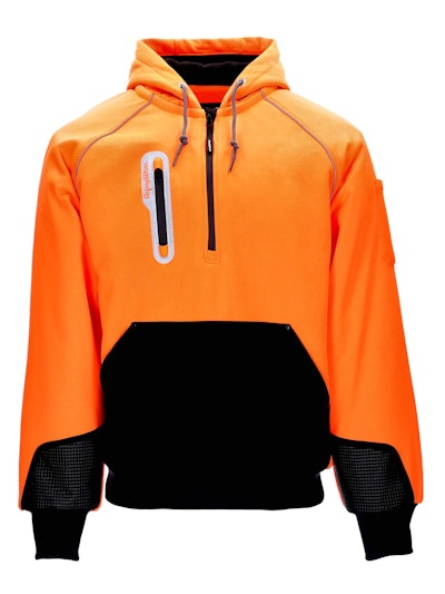 RefrigiWear PolarForce Sweatshirt - high-visibility orange.