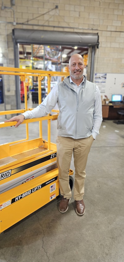 David Porter, vice president of sales and marketing, Hy-Brid Lifts.