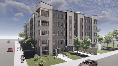Rendering of La Mora Senior Apartments, Yonkers, New York